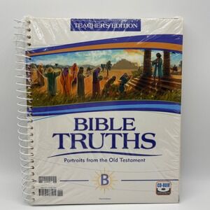 BJU Press Bible Truths B Old Testament Teacher Edition NEW Third Edition with CD